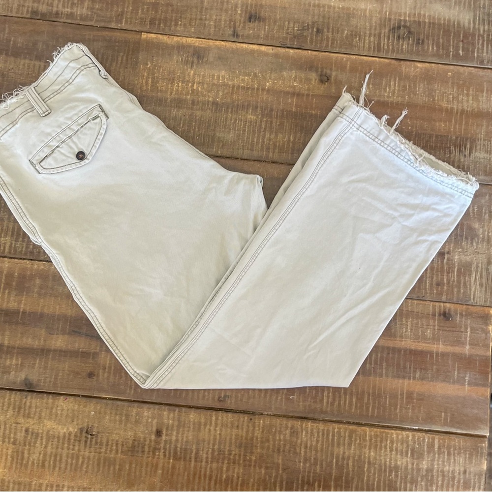 Vintage Levis Pants Men 36x32 Tab Twills Loose Boot Cut Baggy Wide 90s Y2k Beige